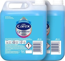 2 X 5L Carex Original Professional Antibacterial Hand Wash - Bulk Buy Eco Refill 6.00 per litre