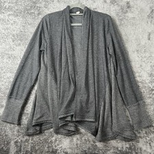 Lazy Sundays Gray Duster Cardigan Size S Made In USA