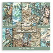 Stamperia Double-Sided Paper Pad 12"X12" 10/Pkg-Songs Of The Sea, 10 Designs/1 E