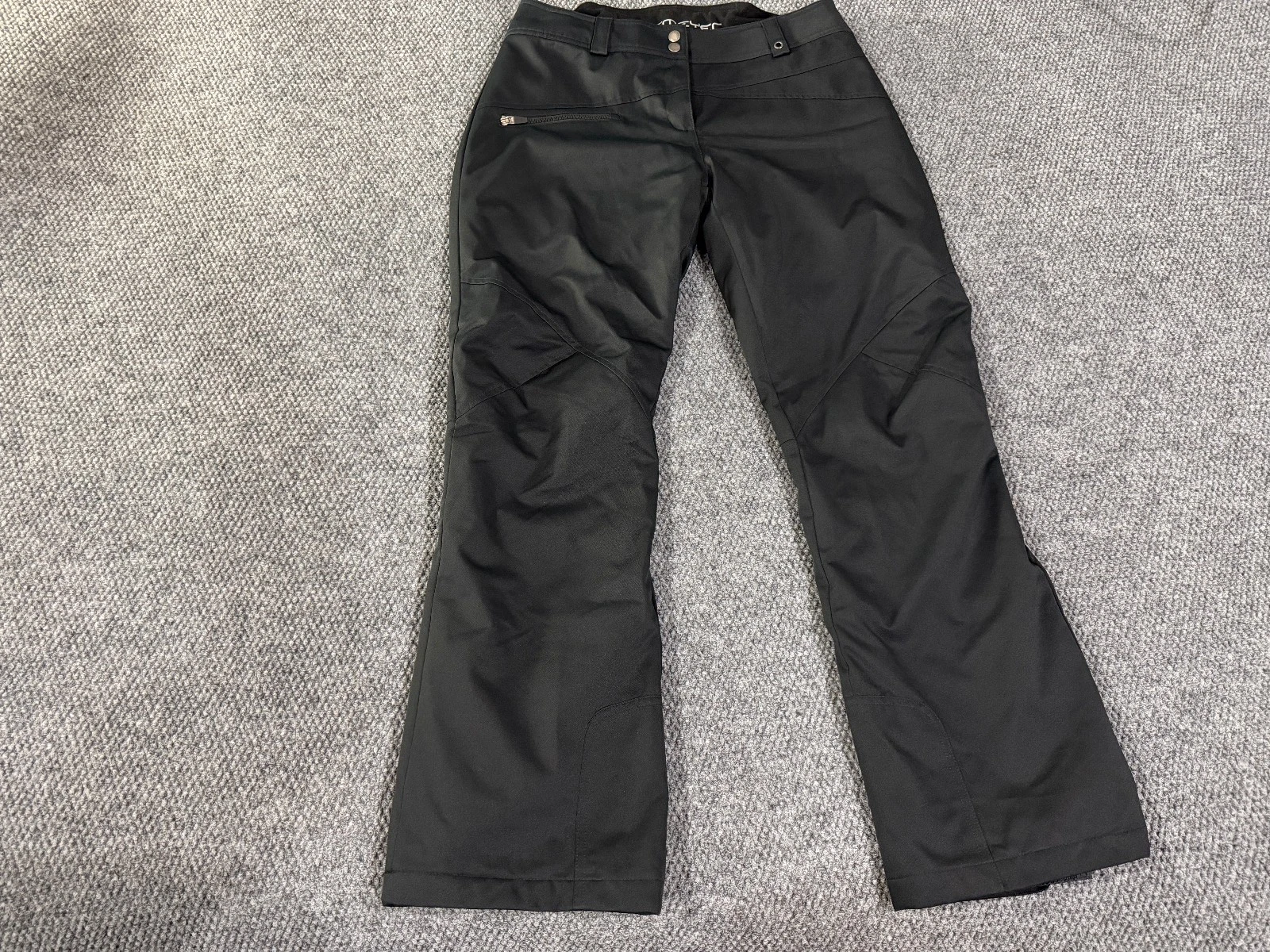 Obermeyer Ski Pants Womens 12 Black Insulated Snow Winter Outdoor