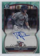 2023 Bowman Draft Chrome Prospect Aqua Lava Refractor /199 Tommy Hawke Auto 1e0w