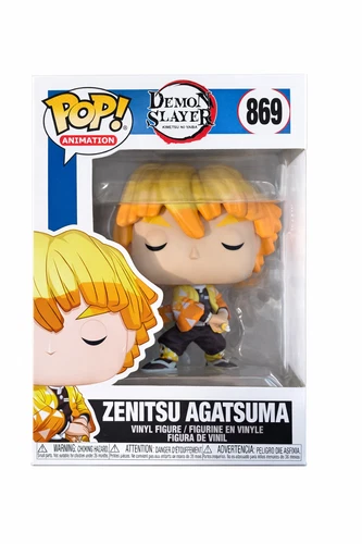 Zenitsu Agatsuma Funko Pop 869 Demon Slayer Animation Vinyl Figure NIB Kimetsu