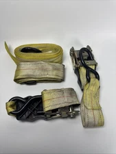 2" Ratchet Straps 2 Ratchets 1.5 Straps Haul Master 20' Full Strap 62634