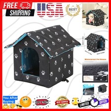 Outdoor Cat House, Cat Houses for Outdoor Cats, Weatherproof Warm and Insulat...