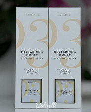 2 x LIDL by Deluxe Nectarine & Honey Number 03 Reed Diffuser 2 x 100ml New