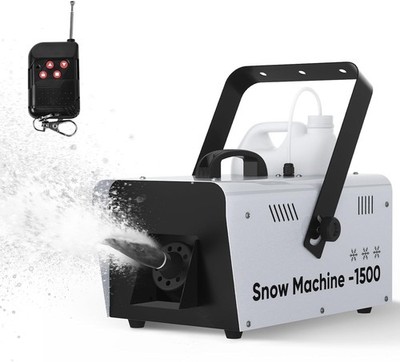 1500W Snow Machine Adjustable Snowflake Maker Stage DJ Flake Effect w/Remote