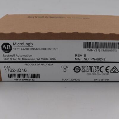 1762-IQ16 MicroLogix 16 Point Digital Input Module Brand New AB Original Sealed