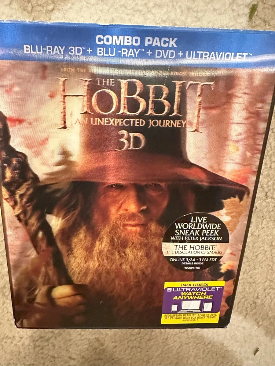 The Hobbit An Unexpected Journey 3d Blu Ray The Hobbit An Unexpected Journey Blu Ray Cover
