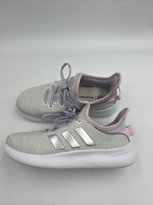 adidas gazelle silver green womens Adidas Cloudfoam Pure 2.0 Youth Shoe