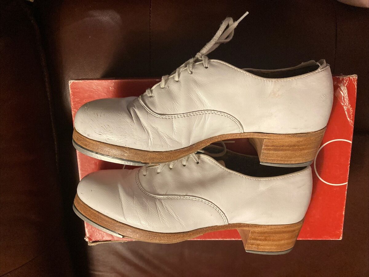 CAPEZIO | K-360's | White Tap Shoes | Custom | Purchased CAPEZIO | K-360's | White Tap Shoes | Custom | Purchased