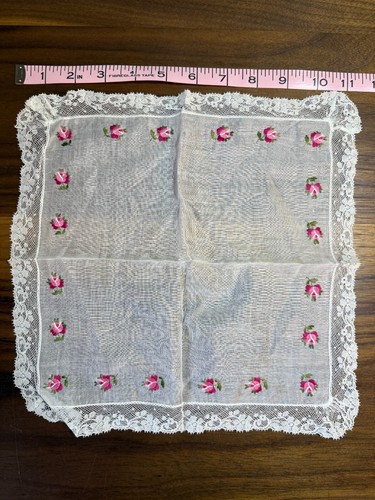 Novelty Ladies Hankie Lots - Silk, cotton blends, linen - Picture 31 of 81