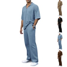 Mens Sweatsuits 2 Piece Sport Tracksuit Jogger Sweat Suits Jogging Outfits