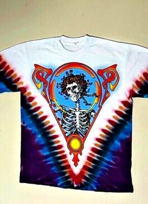 GRATEFUL DEAD-BERTHA Vdye-2 Sd TIE DYE T-SHIRT M-L-XL-2X-4X Garcia,Wier,Lesh,NEW