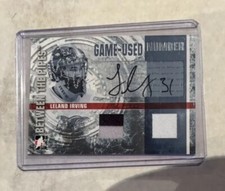 Leland Irving - Game-Used Number - 1/10 - 2006-07 Between the Pipes - Patch Auto