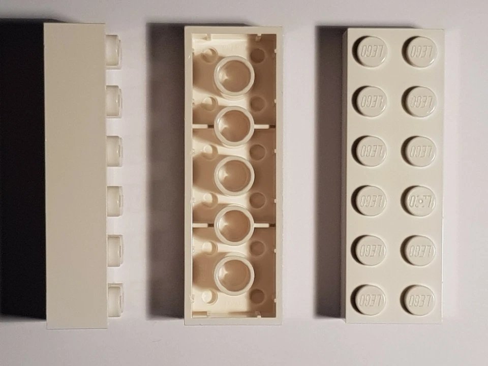 LEGO® 4 X 2456 Bloque Básico 2 X 6 Blanco (#ACGB) Star Wars - Imagen 2 de 2