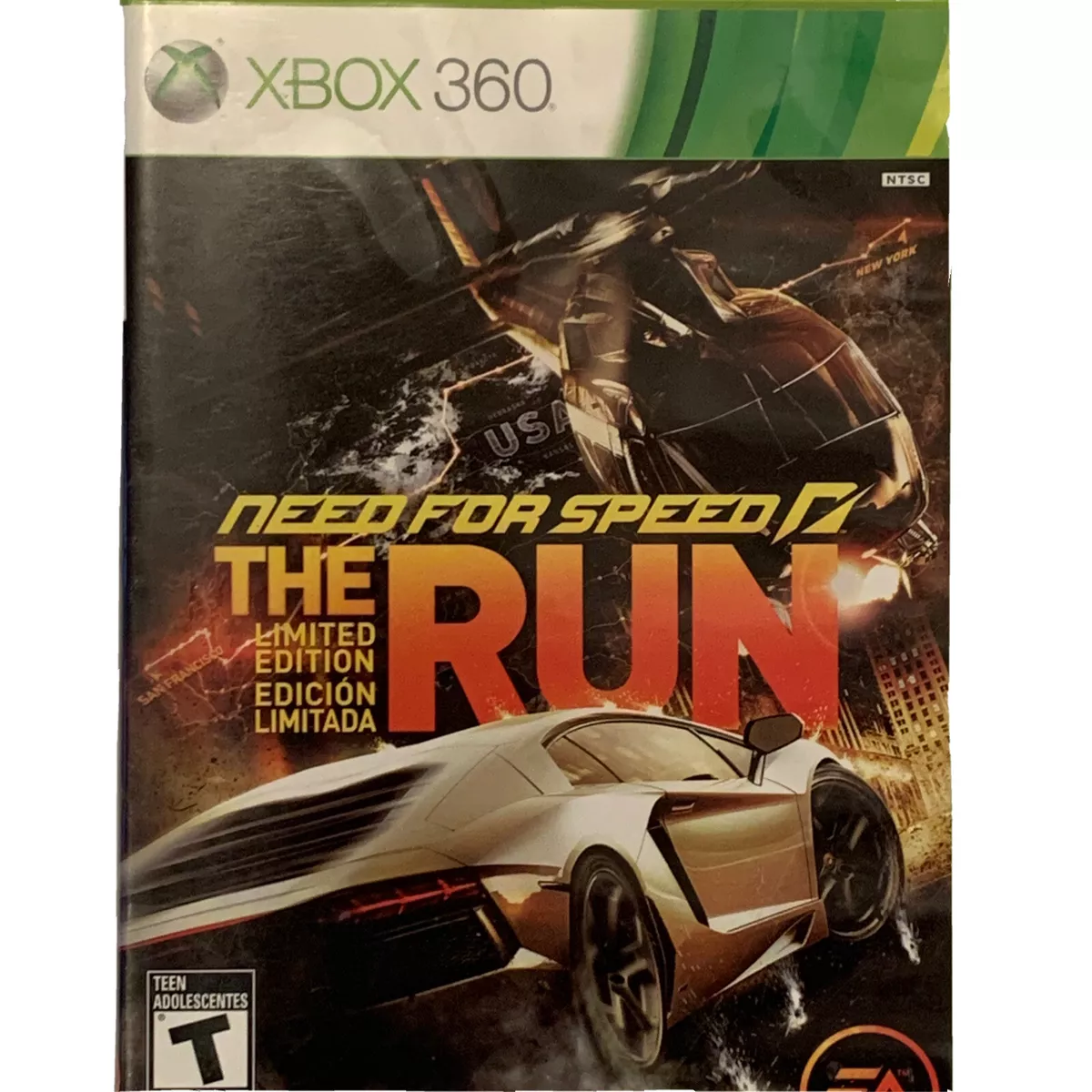 Need for Speed The Run Microsoft Xbox 360 2011 Video Game