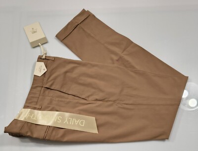 HERREN HOSE PIZONE PZO SKINNY FIT PZV89 DUNKELBEIGE MADE IN ITALY PRIM/ESTAT