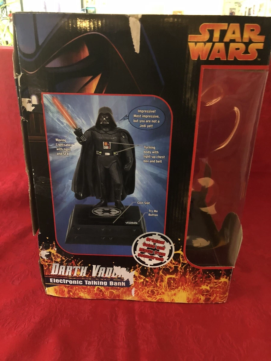 Star Wars Talking Bank In Darth Vader Statues & Busts for sale | eBay