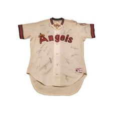 Vintage California Angels Signed 1990s Team Jersey Tim Salmon Langston 20 Sigs