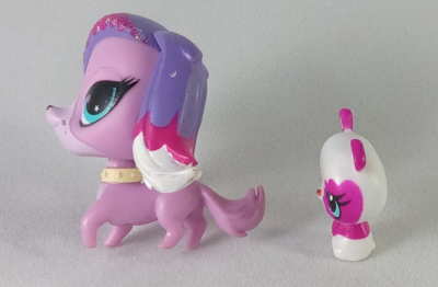 Littlest Pet Shop Zoe Trent Dog & Panda Bear Figures LPS #3120