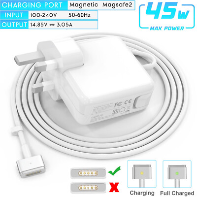 Für Apple MacBook Air 45W Ladegerät T-Tip Magsafe 2 A1436 A1466 2012-2017