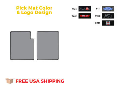 FITS 1957-1960 Ford F-100 Floor Mat 2pc Loop