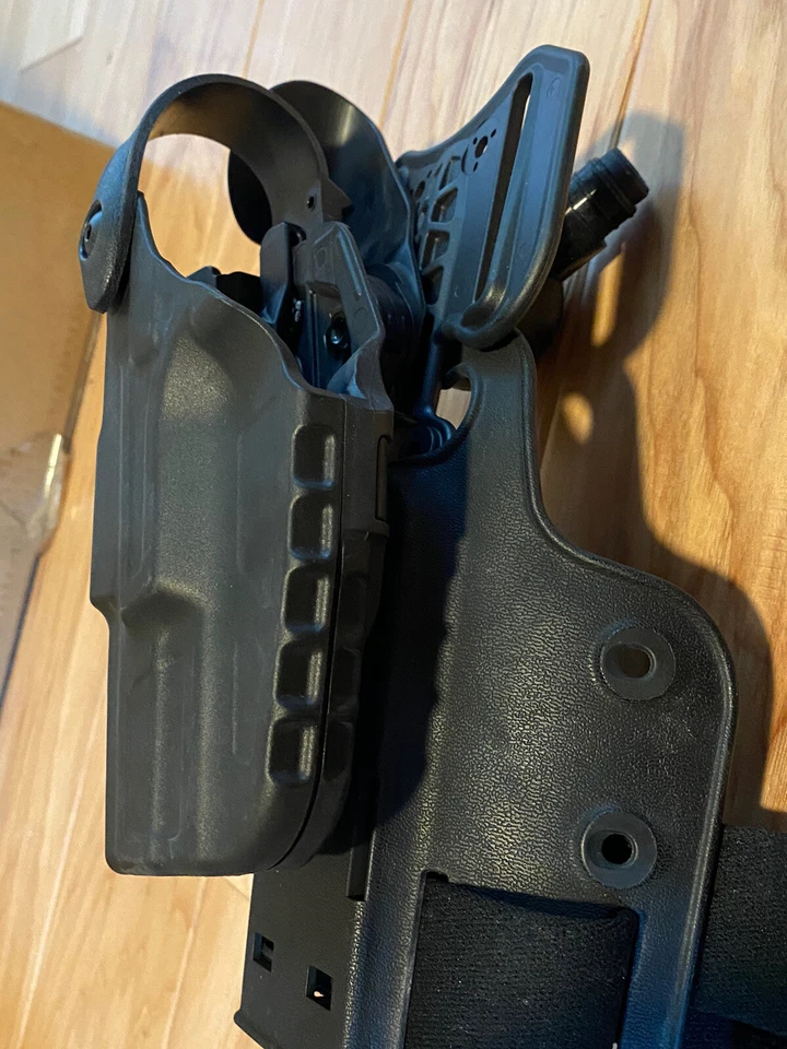 Safariland Sig P229 Railed P227 ALS/SLS Leg Holster LH w/drop Flex, 7304 7TS - Image 3 of 4