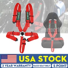 Sfi 5 Point 3 Safety Racing Seat Belt Harness Atv Buggy Off-road Rzr Polaris