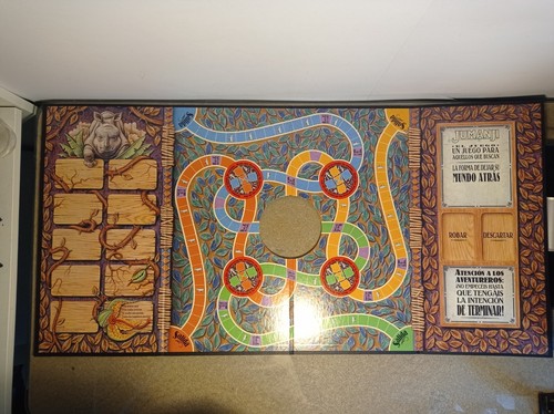 JUMANJI JUEGO DE MESA MB 1995 EL ORIGINAL EN ESPAÑOL - Imagen 5 de 8