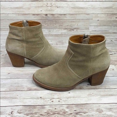 sage green booties