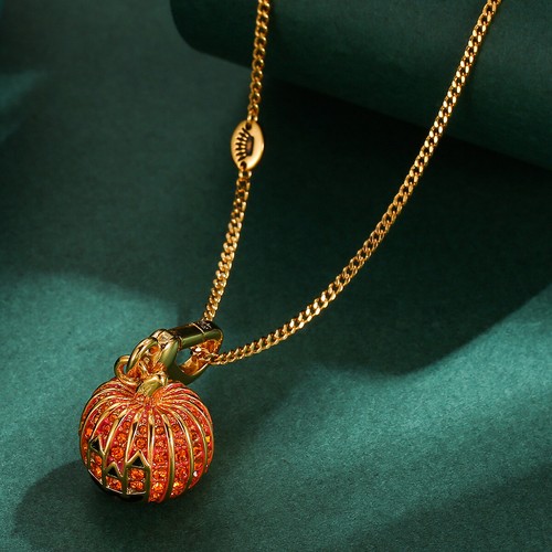 Juicy Couture Diamond Orange Jacko 'lantern Pendant Necklace Pendant