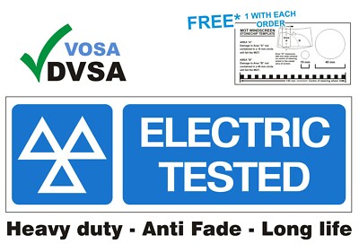 MOT SIGN | MOT SIGNS | VOSA DVSA | H/DUTY ELECTRIC VEHICLES | ELECTRIC ...