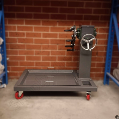 Engine Stand Crank Gear 500KG with Drip Tray Drive Rotating Head Heavy ...