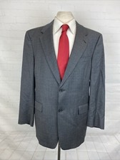 Hart Schaffner Marx USA Men's Dark Gray Blazer 42R 695 Two Button