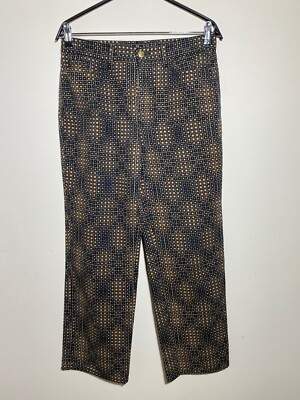 FENDI Jeans Cotton Black/Caramel Vintage Trousers Size:45 UK