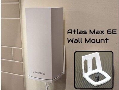Wandregalhalterung Für Linksys Atlas Max 6E (MX8503) Tri-Band AXE8400 Mesh