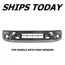 New Chrome Front Bumper Assembly For 2017 2018 2019 Nissan Titan