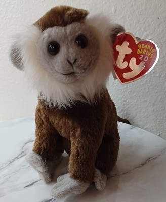  TY Beanie Babies 2.0 Jungle The Monkey 7'' 2008 with Tags