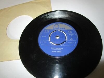 Alexis Korner River's Invitation Label: Fontana TF 706 Mono Vinyl 7inch Single 