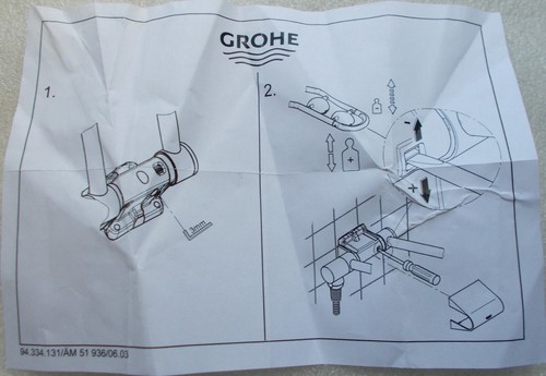 GROHE FREEHANDER DUSCHSYSTEM FÜR DIE UP-WANDMONTAGE 27005000, chrom - Bild 11 von 11
