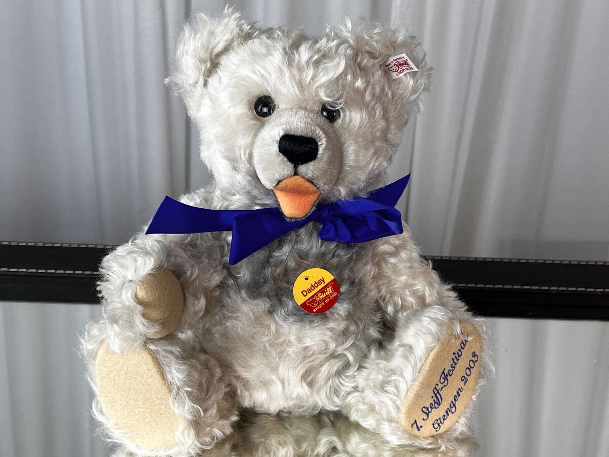 Girls Don't Cry Steiff Teddy Bear ぬいぐるみ Steiff Animal 022753 Teddy Bear 21 cm Top Condition | eBay