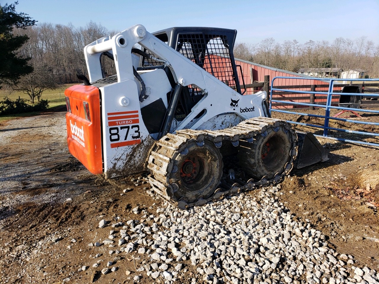 Over the Tire Steel Skid Steer Tracks 10" or 12" for MOST SKID STEERS