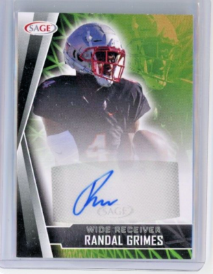 2022 Sage Hit Autograph #A-RG Randall Grimes RC - Weber State