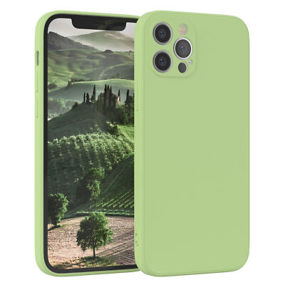 Für Apple iPhone 12 Pro Handyhülle Silikon Back Cover Schutz Case Handy Grün