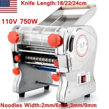 550W Electric Pasta Maker Noodle Machine Dump...