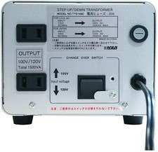 Kashimura Nti-20 Voltage Converter 100v 220-240v 1500w Transformer