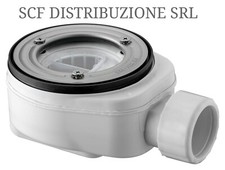 PILETTA SIFONE PER DOCCIA IN ACRILICO FORO Ø 90 SENZA COPERCHIO USCITA 1 " 1/2