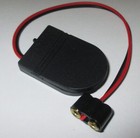 Kahlert Batteriehalter + Kupplung schwarz m. Schalter für 1 x CR2032 *NEU/OVP*