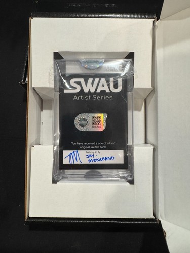 SWAU Artist Series Star Wars Sketch Card Jay Manchand Auto Elizabeth Rodriguez - Picture 2 of 4