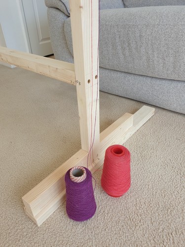 Telaio per fare tappeto da tufting 2 metri x 2 metri con supporto - Foto 4 di 4